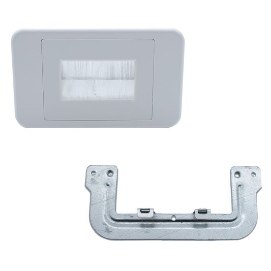 Single Gang Brush Wall Plate